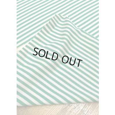 画像3: 生地：綿100％ボーダー柄天竺ニット（オフ／グリーン）