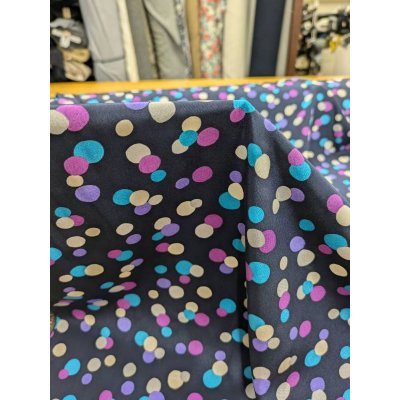 画像6: 生地：水玉柄ポリエステルデシン（紺）