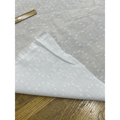 画像3: 生地：綿100％サークルカットジャガード（白）