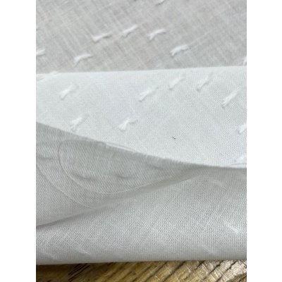 画像4: 生地：綿100％サークルカットジャガード（白）