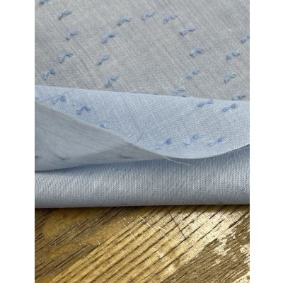 画像4: 生地：綿100％サークルカットジャガード（水色）