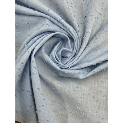 画像6: 生地：綿100％サークルカットジャガード（水色）