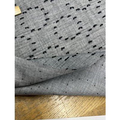 画像4: 生地：綿100％サークルカットジャガード（黒）