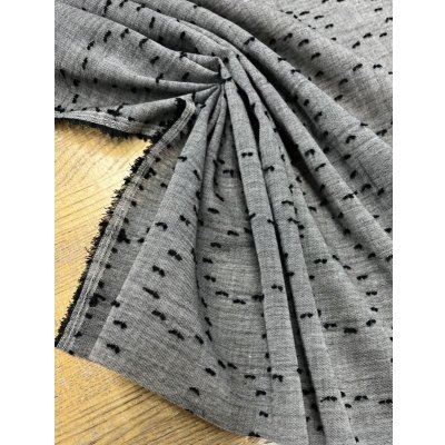 画像5: 生地：綿100％サークルカットジャガード（黒）