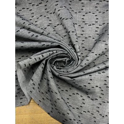 画像6: 生地：綿100％サークルカットジャガード（黒）