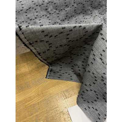 画像7: 生地：綿100％サークルカットジャガード（黒）