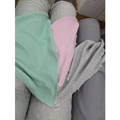 画像6: 生地：針抜きダブルフェイスキルトニット（グレー／ピンク）