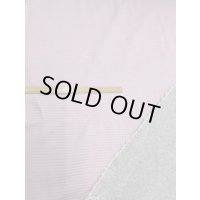 生地：針抜きダブルフェイスキルトニット（グレー／ピンク）