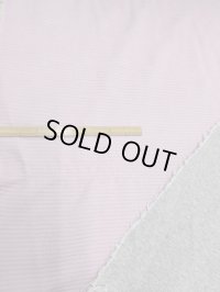 生地：針抜きダブルフェイスキルトニット（グレー／ピンク）