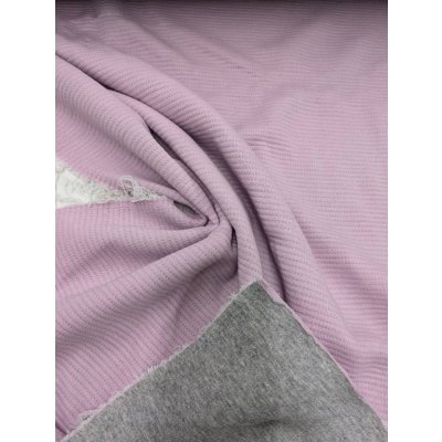 画像3: 生地：針抜きダブルフェイスキルトニット（グレー／ピンク）