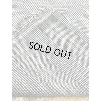 画像3: 生地：裏微起毛グレンチェック柄ポリストレッチ（黒／白）イエローライン