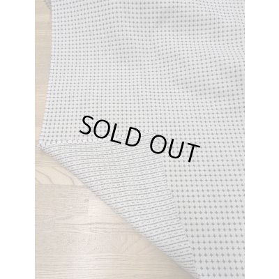 画像3: 生地:綿100%刺子風方眼柄(白/黒)