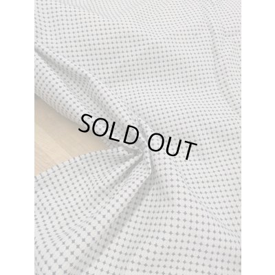 画像4: 生地:綿100%刺子風方眼柄(白/黒)
