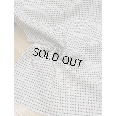 画像5: 生地:綿100%刺子風方眼柄(白/黒)
