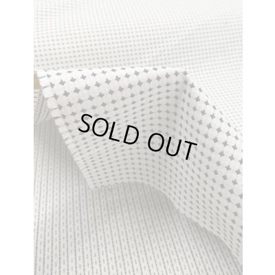 画像6: 生地:綿100%刺子風方眼柄(白/黒)