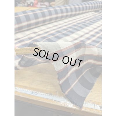 画像6: 生地:チェック柄シルク(紺)