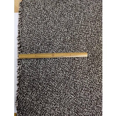 画像1: 生地：杢糸ウールツイード（茶／白）