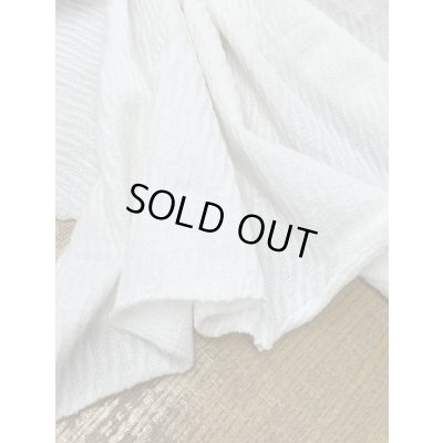 画像5: 生地：綿100％シャーリングニット（オフ白）