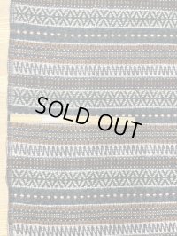 生地：ネイティブボーダー柄ウール（グリーン茶）