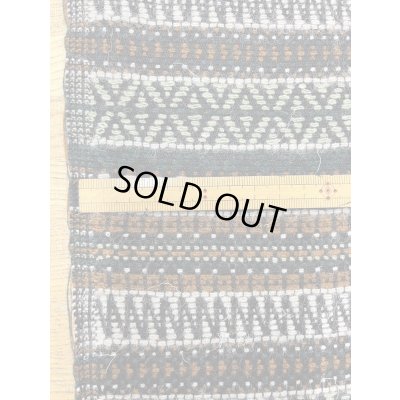 画像2: 生地：ネイティブボーダー柄ウール（グリーン茶）