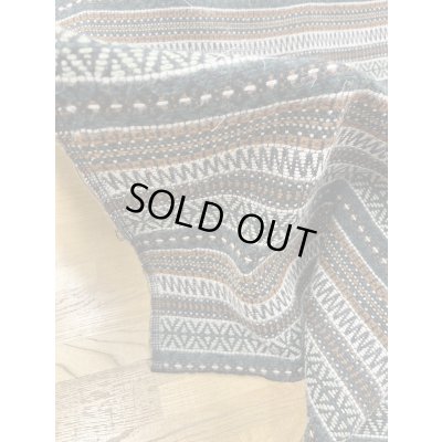 画像7: 生地：ネイティブボーダー柄ウール（グリーン茶）