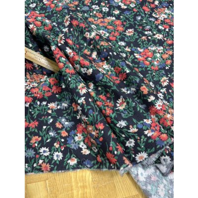 画像5: 生地：綿100％アリッサム柄コットン（紺）