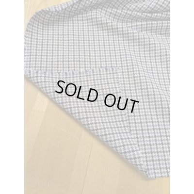 画像4: 生地： ３配色千鳥格子チェックのツイード（生成／グレー／紺）