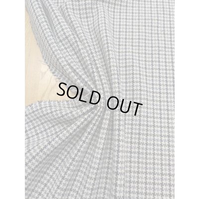 画像5: 生地： ３配色千鳥格子チェックのツイード（生成／グレー／紺）