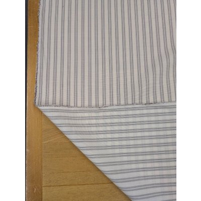 画像3: 生地：ポリウールストライプ（生成／グレー）