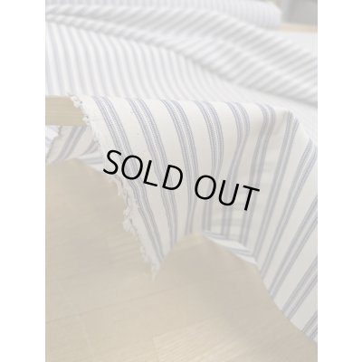 画像4: 生地：ポリウールストライプ（オフ／紺）