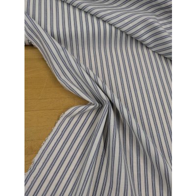 画像5: 生地：ポリウールストライプ（オフ／紺）