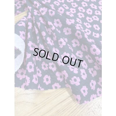 画像5: 生地：綿80ローンミラクルウェーブプリント（紺／ピンク）