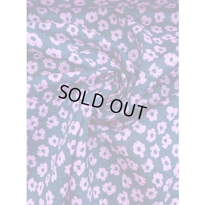 画像7: 生地：綿80ローンミラクルウェーブプリント（紺／ピンク）