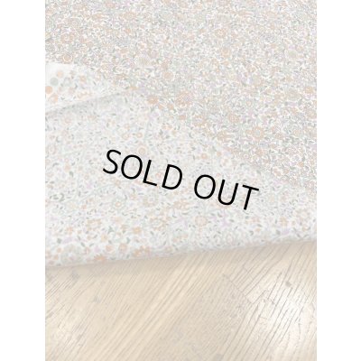 画像3: 生地：綿60ローンタンブラー小花柄プリント（オレンジ系）