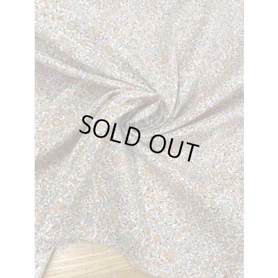 画像5: 生地：綿60ローンタンブラー小花柄プリント（オレンジ系）