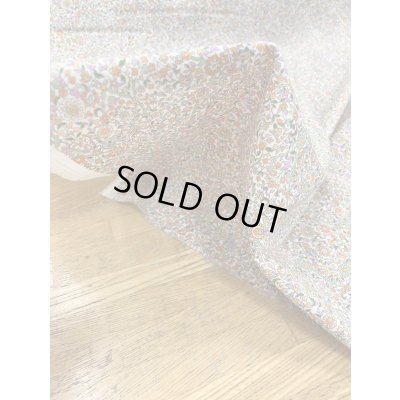 画像6: 生地：綿60ローンタンブラー小花柄プリント（オレンジ系）