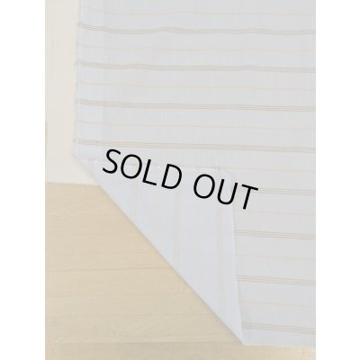 画像3: 生地：綿レーヨンリネンドビーボーダー広巾（水色／黄）