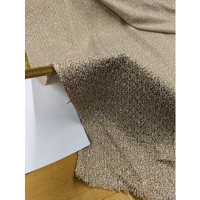 画像4: 生地：ファンシーツイード（ゴールド×茶×白）