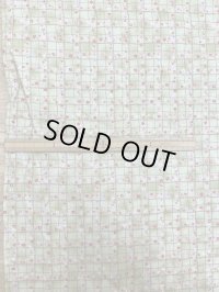 生地：綿100％小花柄・格子・ガーデン柄プリント（グリーン）