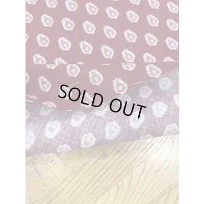 画像4: 生地：綿100％ソレイアード風プリント（赤紫）