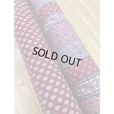 画像8: 生地：綿100％ソレイアード風パッチストライププリント（赤系）