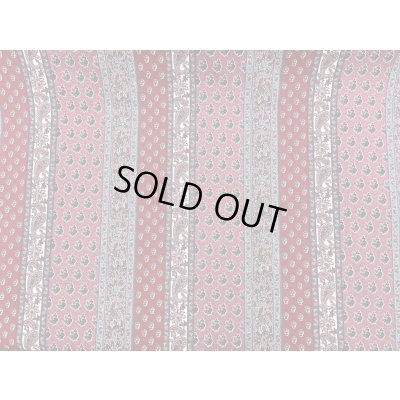 画像7: 生地：綿100％ソレイアード風パッチストライププリント（赤系）