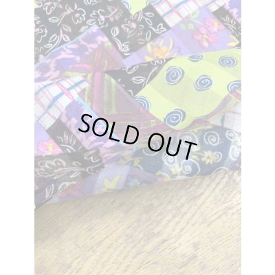 画像4: 生地：綿100％パッチワーク柄プリント（カラフル）