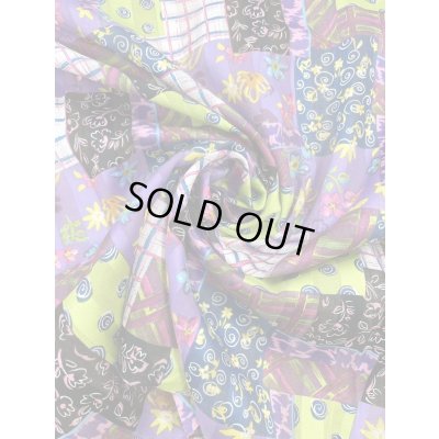 画像6: 生地：綿100％パッチワーク柄プリント（カラフル）