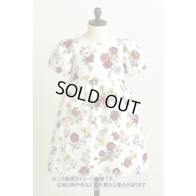 画像1: 生地：綿100％クラシックフラワープリント（クリーム地）