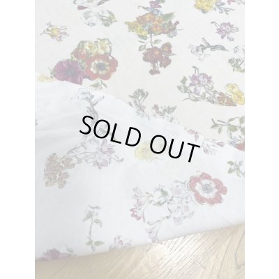 画像4: 生地：綿100％クラシックフラワープリント（クリーム地）