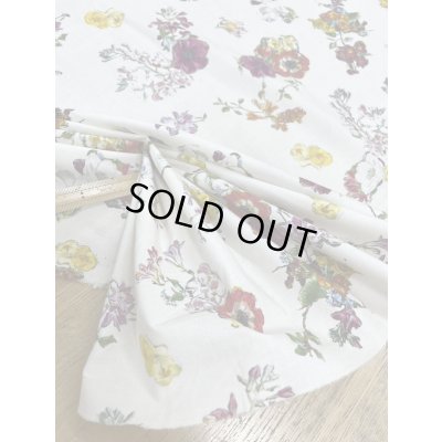 画像6: 生地：綿100％クラシックフラワープリント（クリーム地）