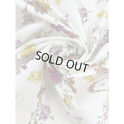 画像7: 生地：綿100％クラシックフラワープリント（クリーム地）