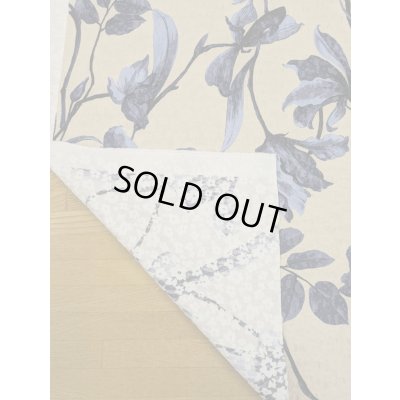 画像3: 生地：大柄フラワープリントジャガード（クリーム地） 