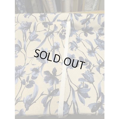 画像6: 生地：大柄フラワープリントジャガード（アイボリー地） 